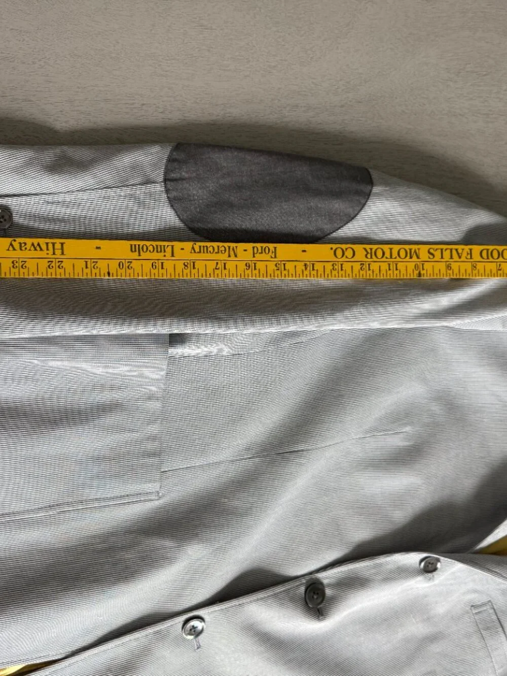 Banana Republic Suit Jacket, 44R, Striped with Yellow Lining